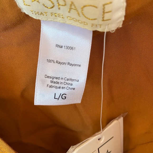 L*Space dolce floral orange jumpsuit size L large - Picture 7 of 7